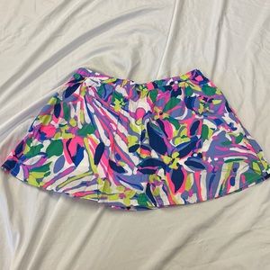 Lily Pulitzer girls Sam Skort Havin a Blast size XL